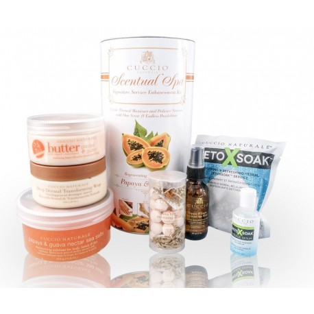 Kit Spa Main, Pieds, Corps CUCCIO Papaye & Goyave